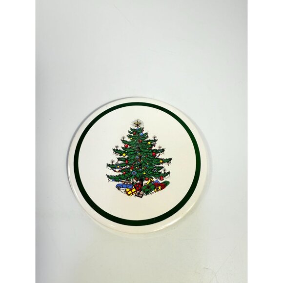 Trivet Hot Plate Christmas Tree Cuthbertson Porcelain Ceramic Holiday Decor - Picture 14 of 14